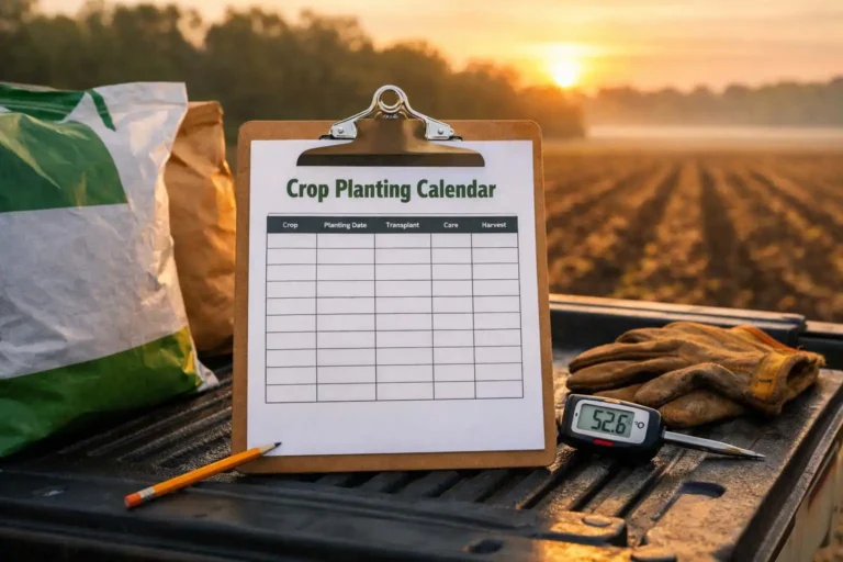 Crop planting calendar