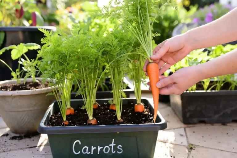 Grow Carrots in Containers