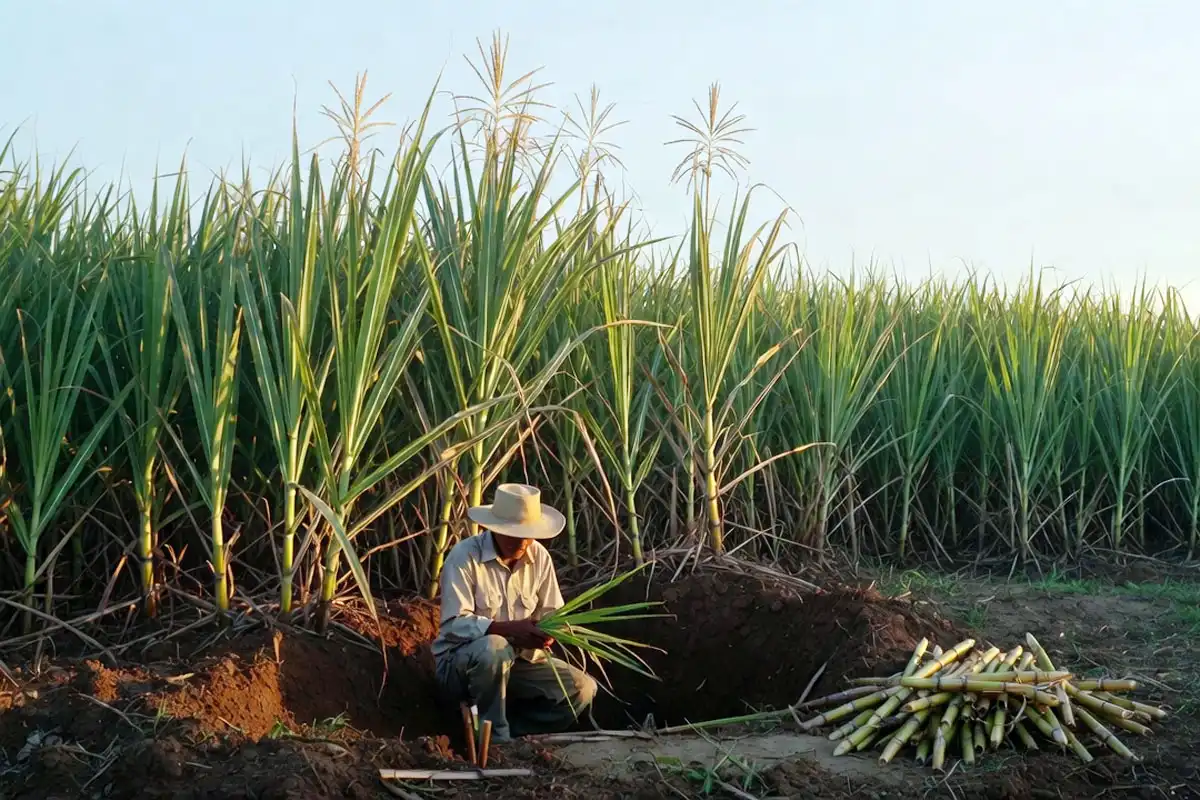grow sugarcane plant