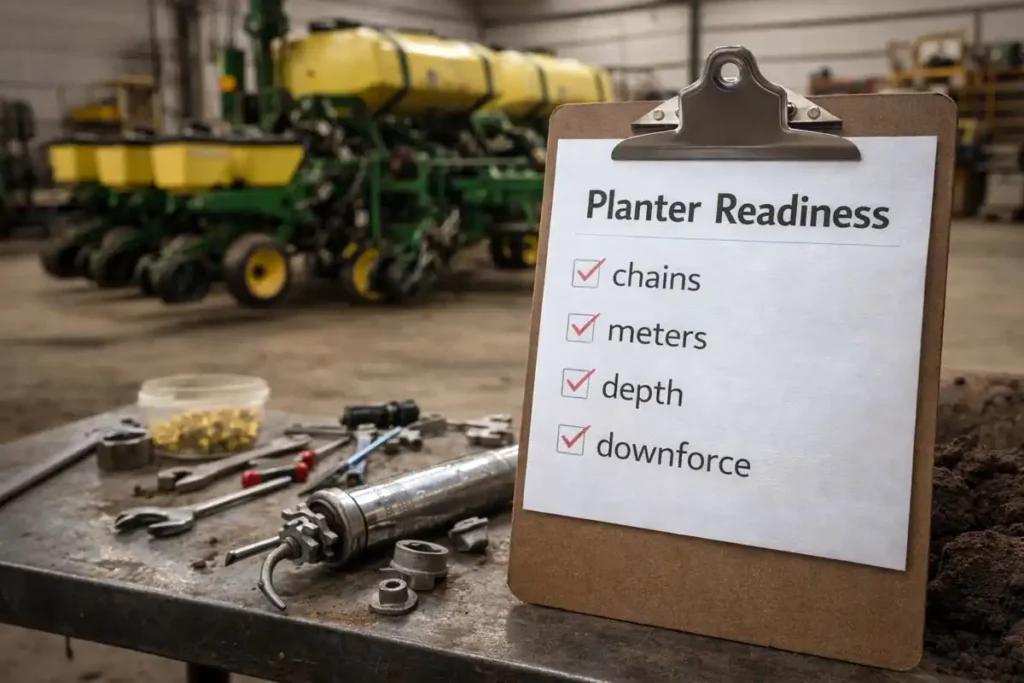 planter inspection checklist before planting rush