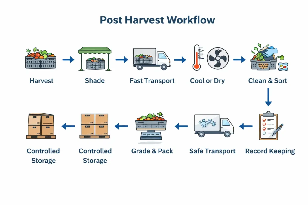 simple field to buyer handling flow