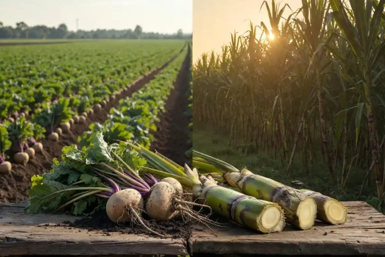 sugar beets vs sugar cane comparison