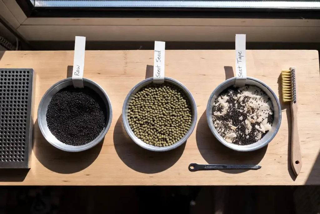 carrot seed types and precision seeder parts