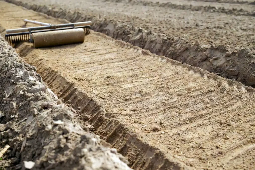 smooth firm carrot seedbed ready to plant