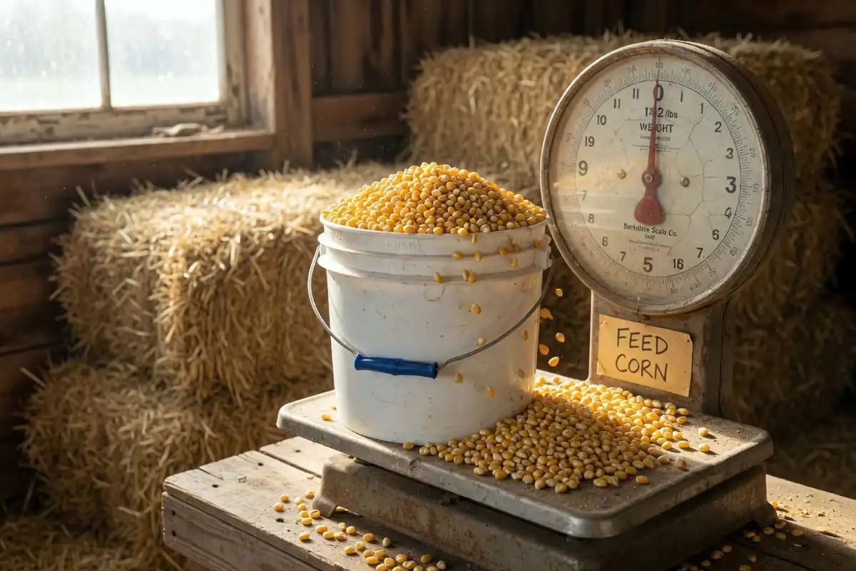5 Gallon Bucket of Corn Weight