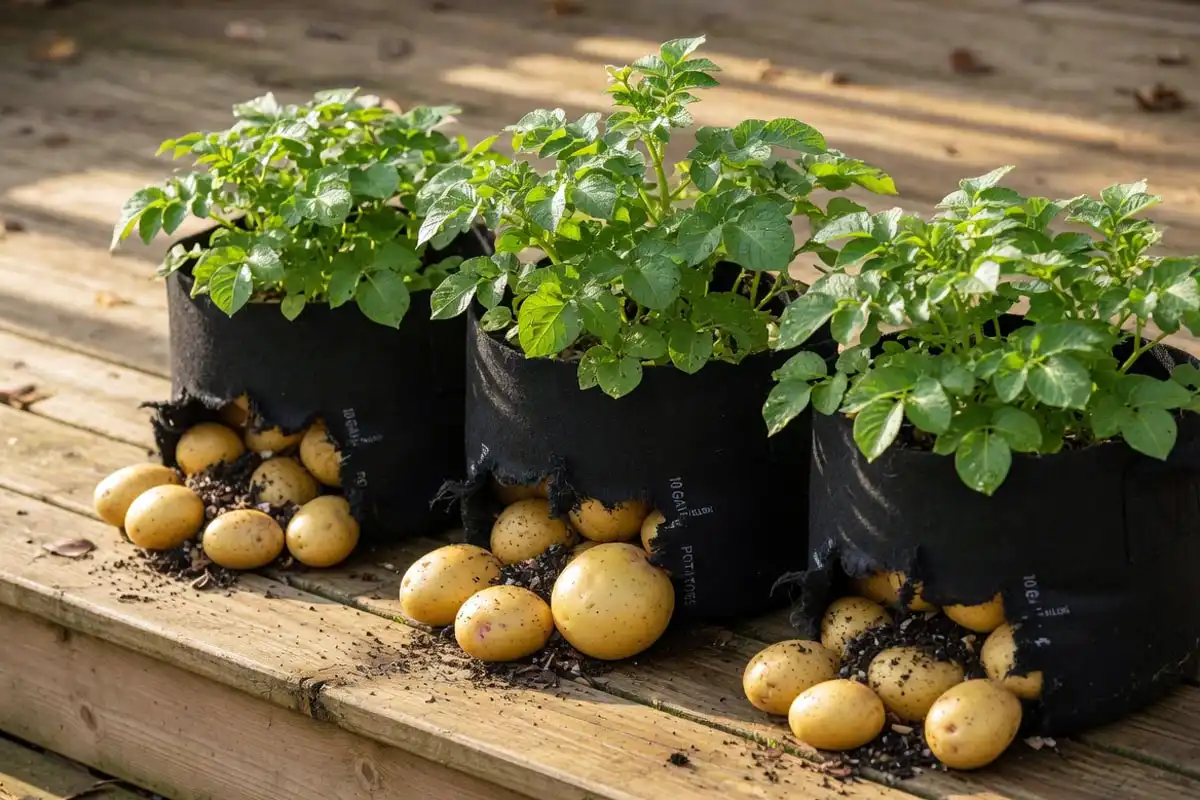 Grow Potatoes in Bags
