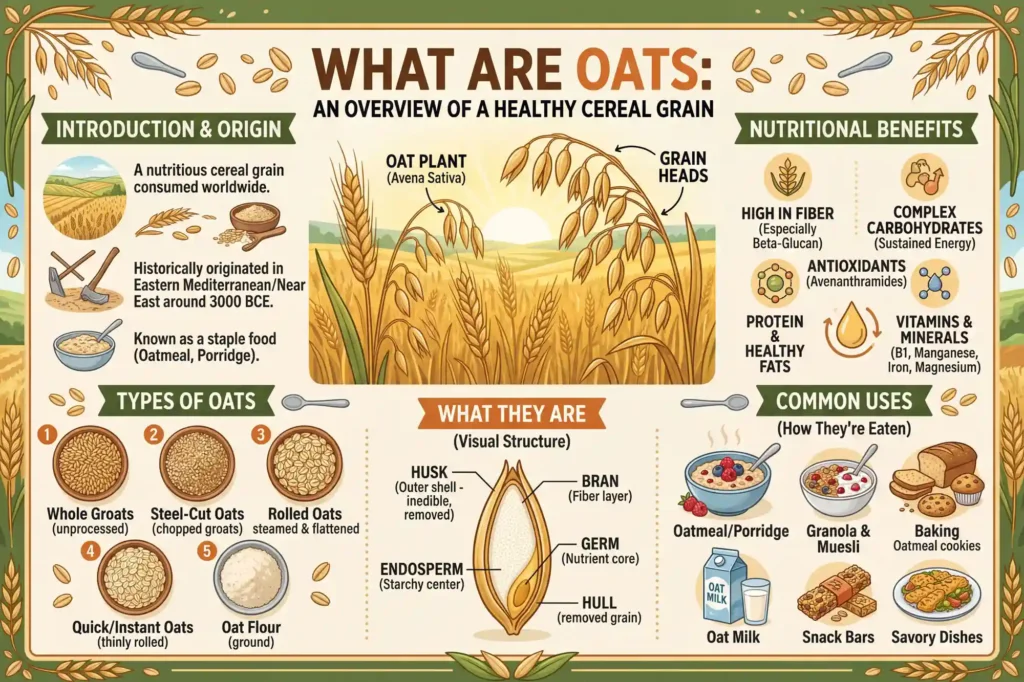 Infographic of what exactly are Oats