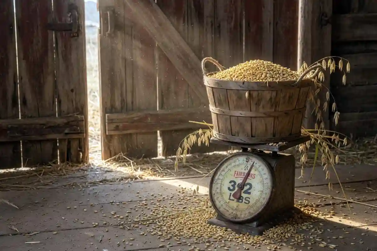 Pounds of Oats in a Bushel