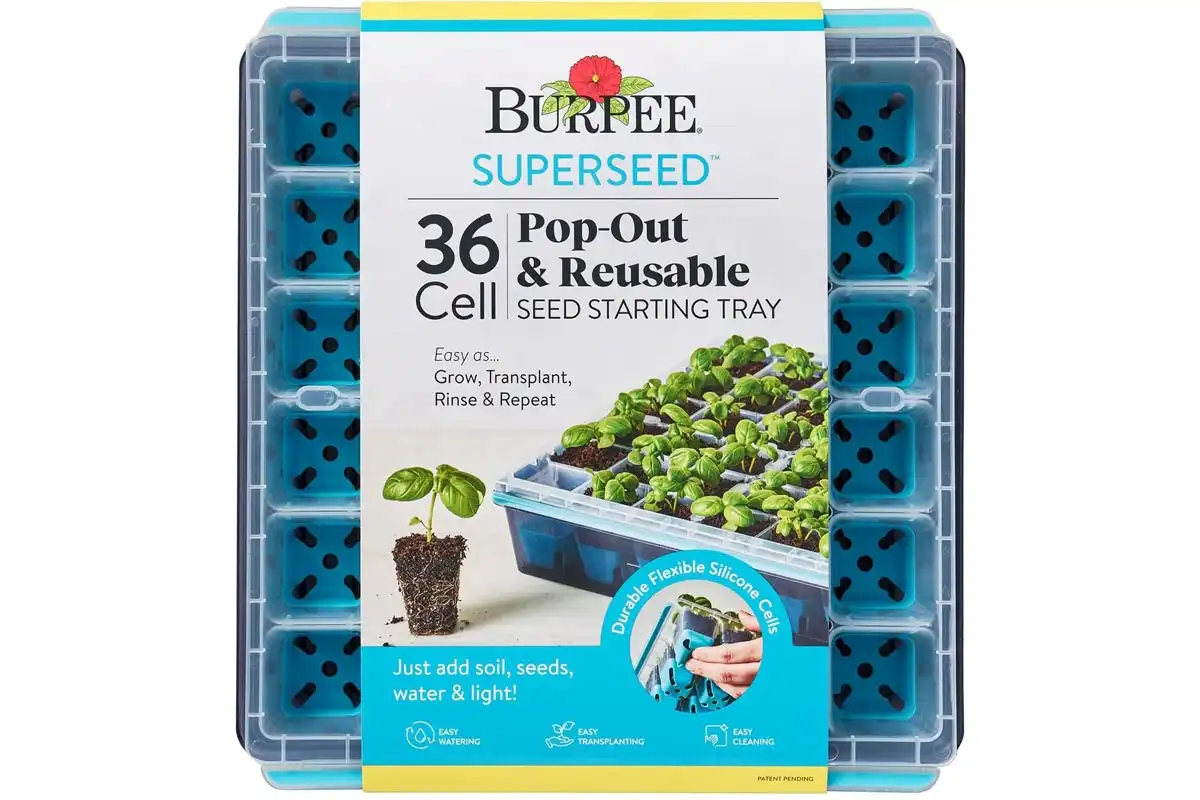 Burpee SuperSeed 36 Cell Reusable Seed Starting Tray