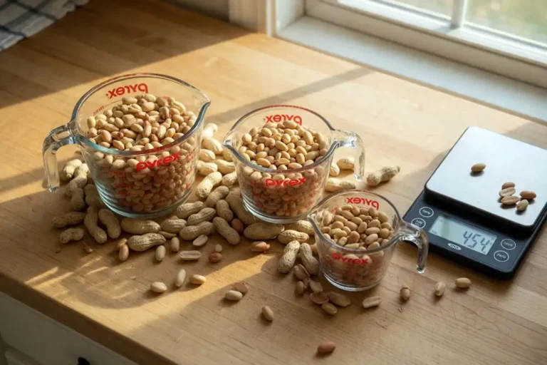Cups of Peanuts in a Pound