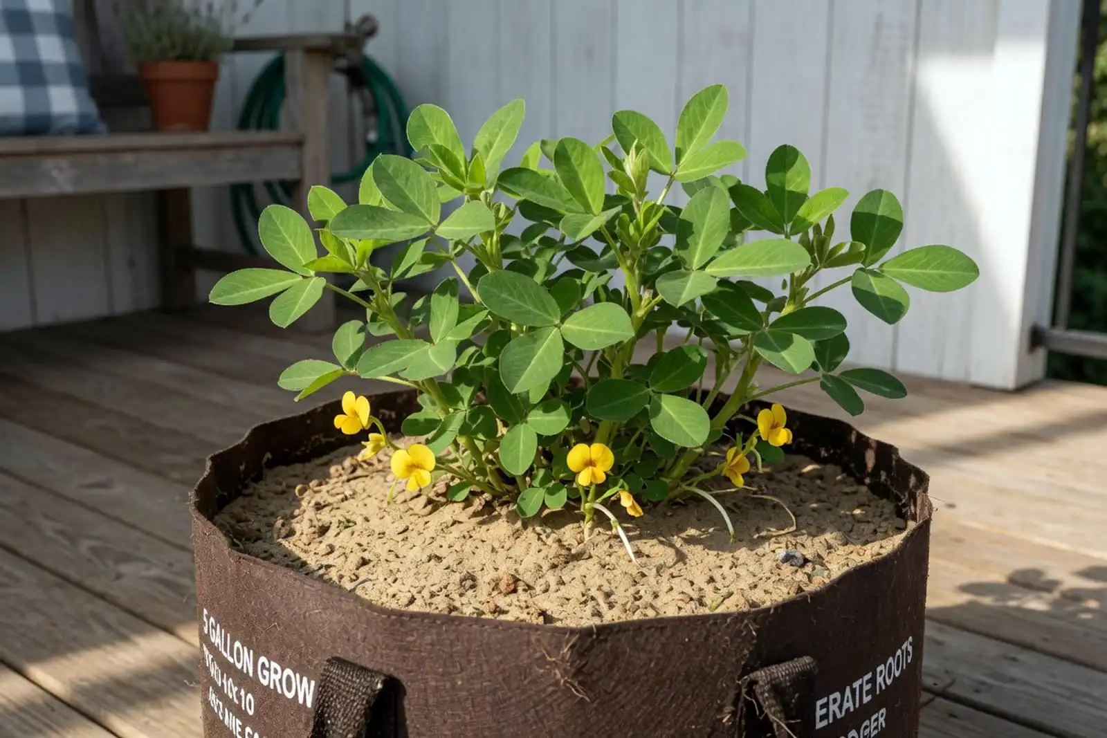Grow Peanuts in a Container
