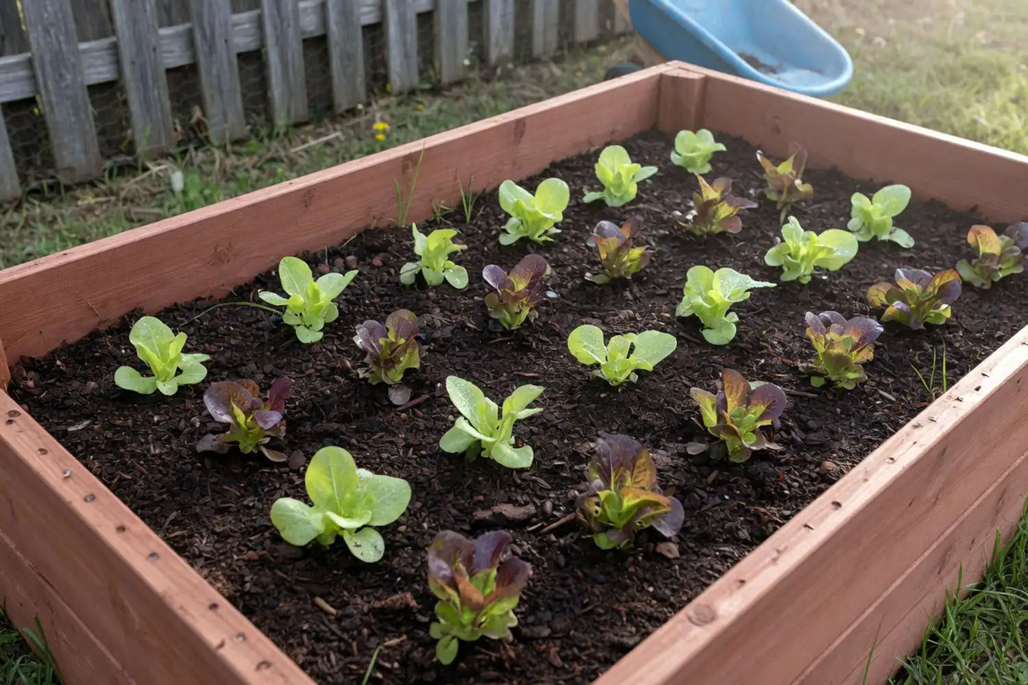 Plant Lettuce in a Raised Bed