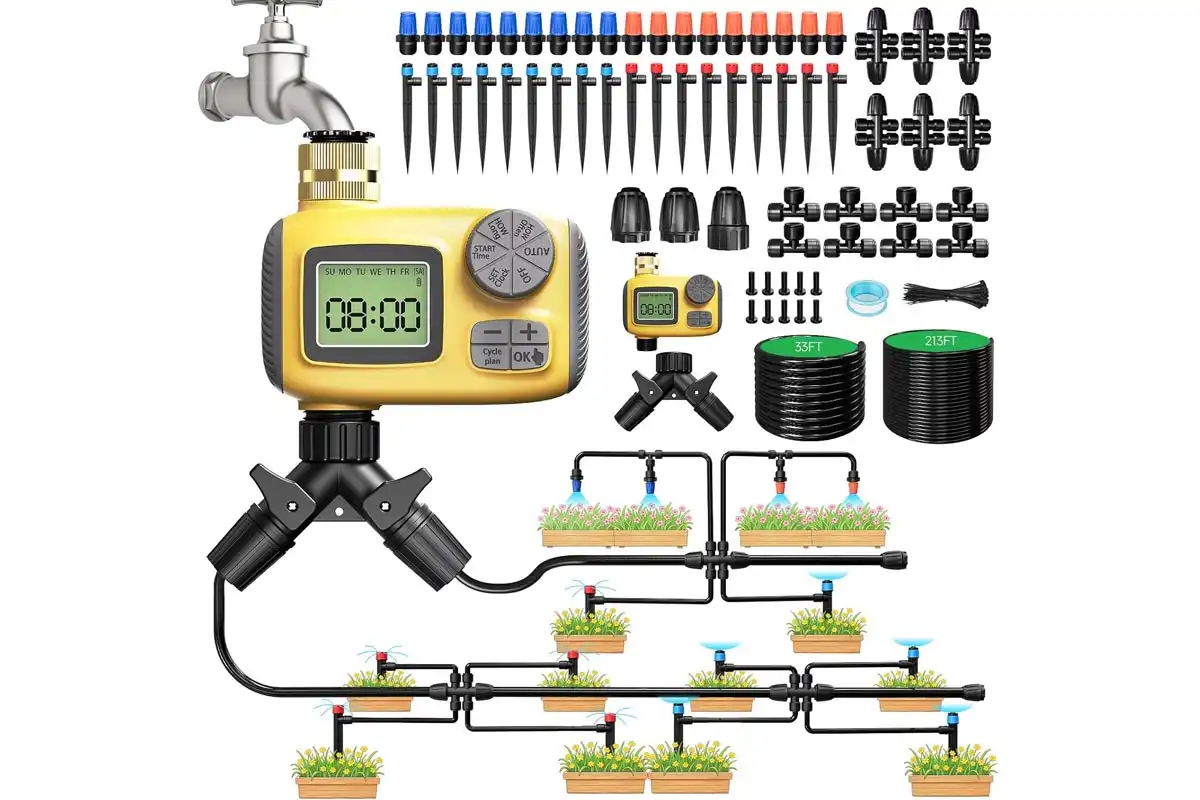 MQJIAZHI MX-G10AA0 246FT Drip Irrigation System