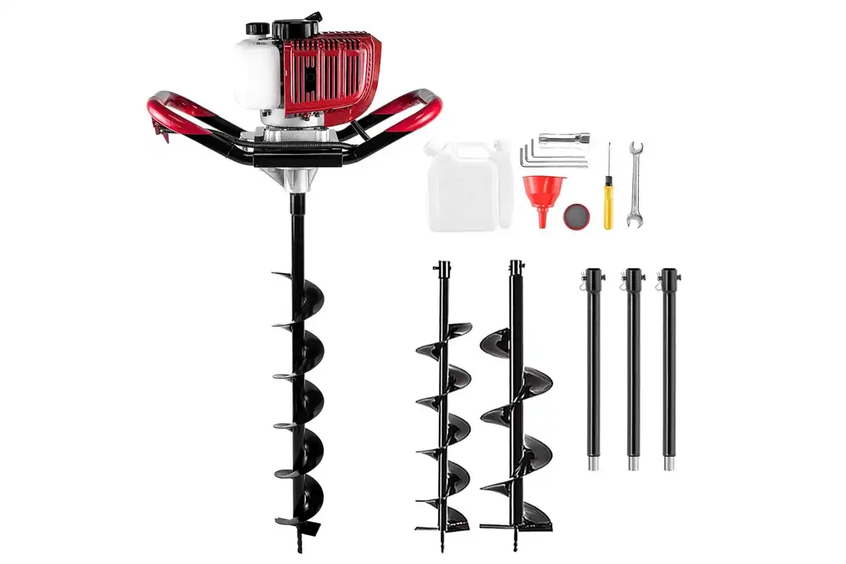 Yoputetool 52CC 2-Stroke Gas Powered Post Hole Digger