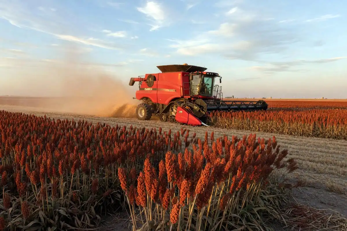 How to harvest sorghum