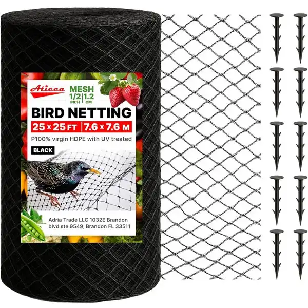 ATICCA Heavy Duty Bird Netting for Grapes