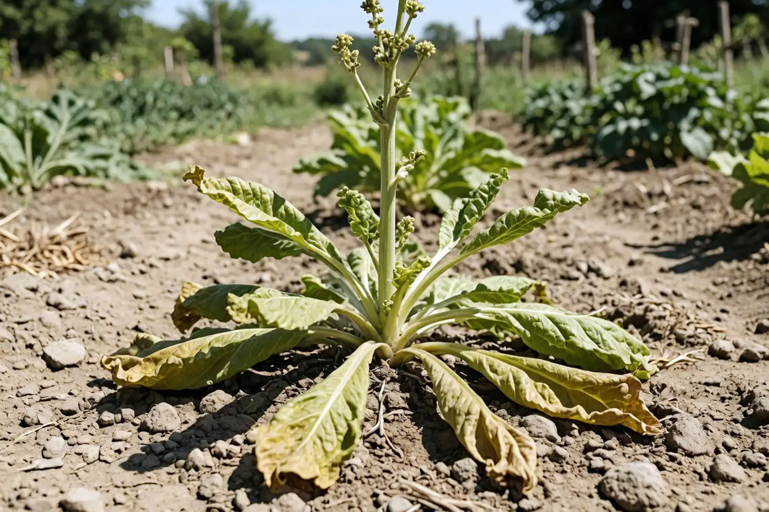 Lettuce bolting in the heat, the main reason lettuce gets harder to grow in summer