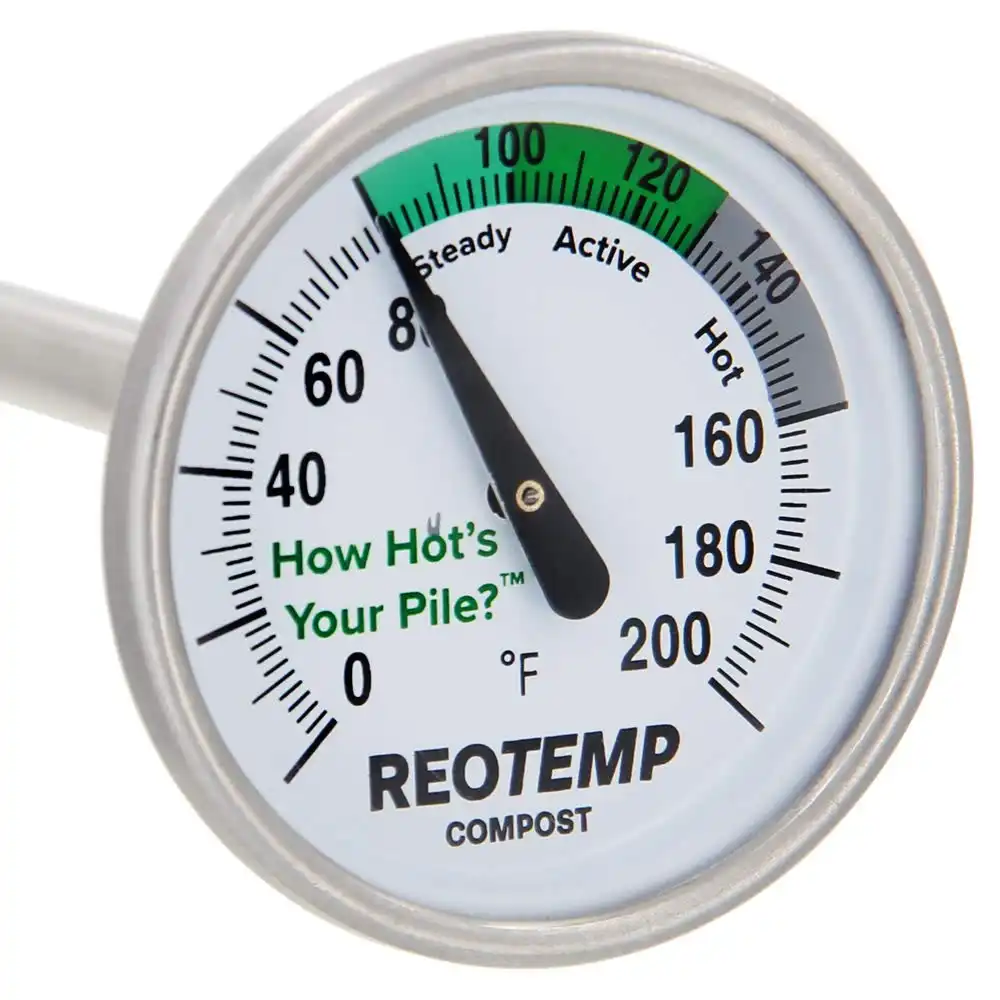 REOTEMP 16-Inch Backyard Compost Thermometer