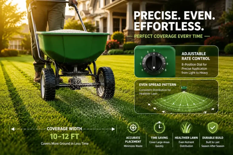 Best Drop Spreader for Beds, Food Plots, and Acreage