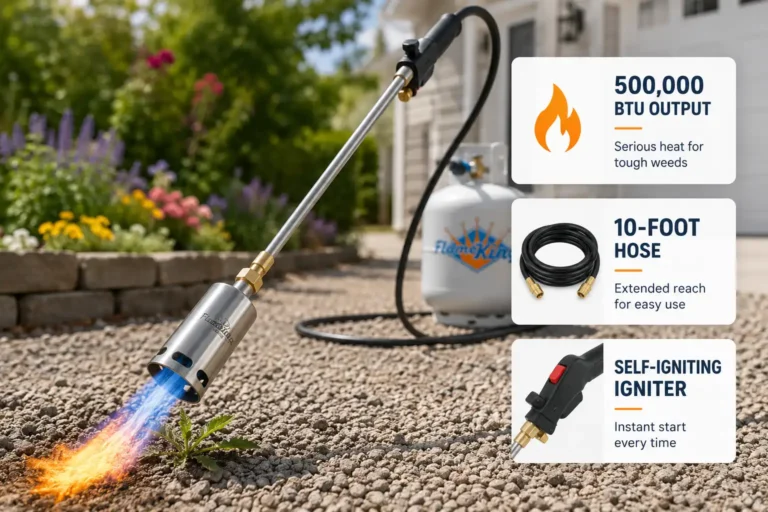 Best Flame Weeder for Gardens, Driveways and Small Farms