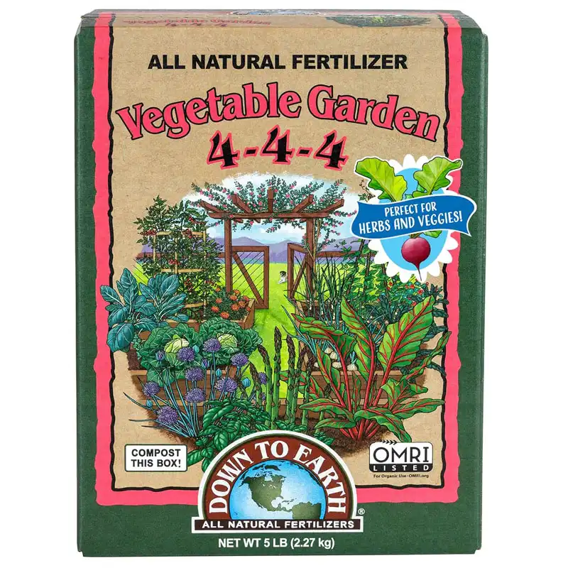 Down To Earth Organic Vegetable Garden