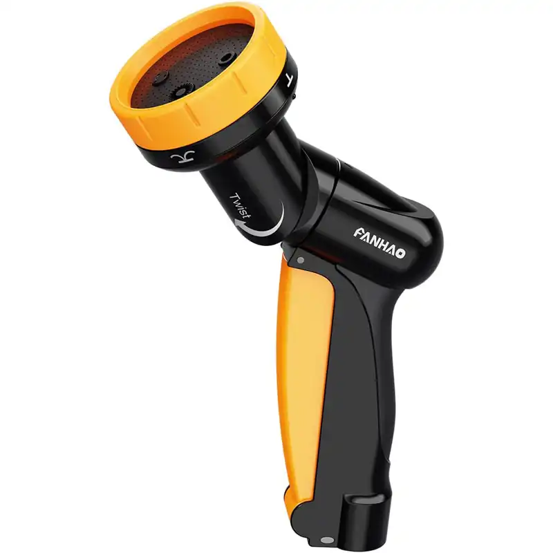 FANHAO 2-in-1 Rotating Garden Hose Nozzle