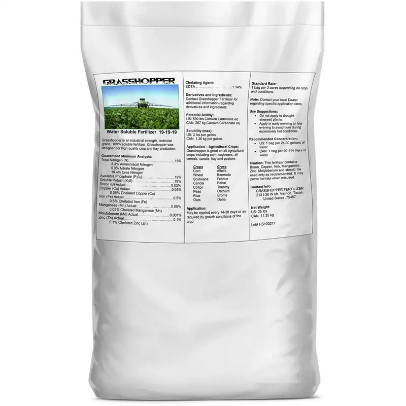 Grasshopper 19-19-19 Foliar Fertilizer