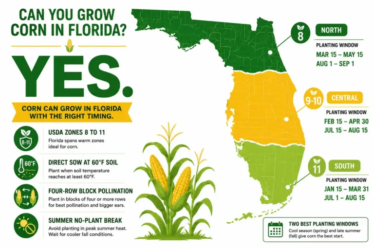 How to Grow Corn in Florida: Planting, Timing, and Yield