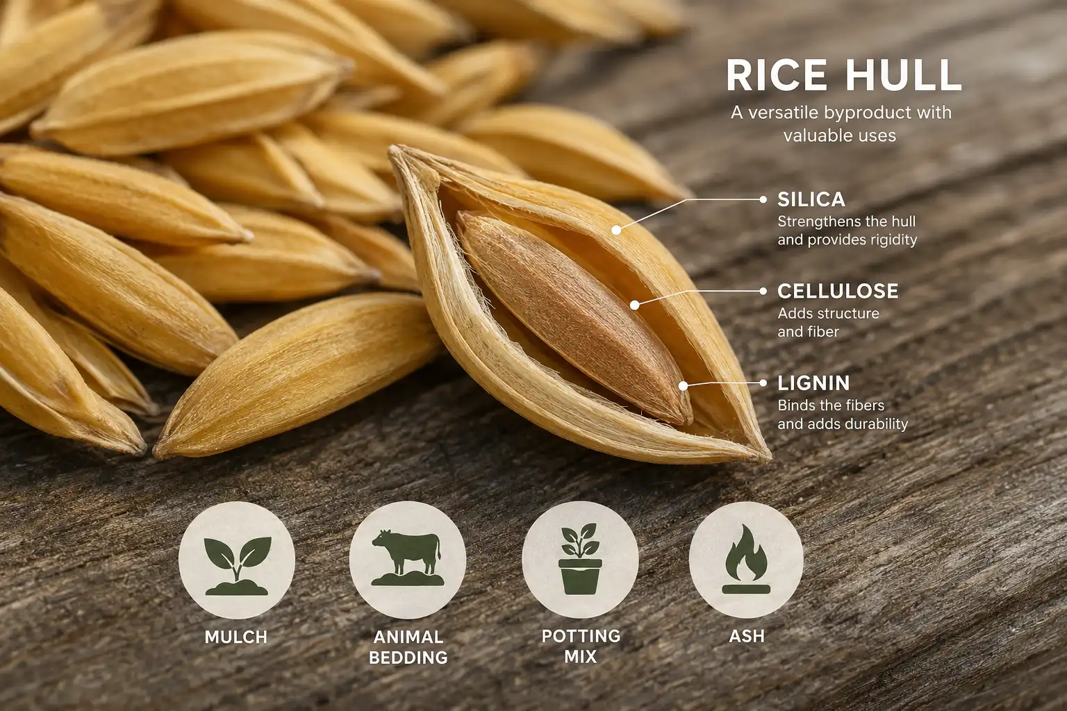 What exactly is Rice Hull, and Uses, Composition, and Value