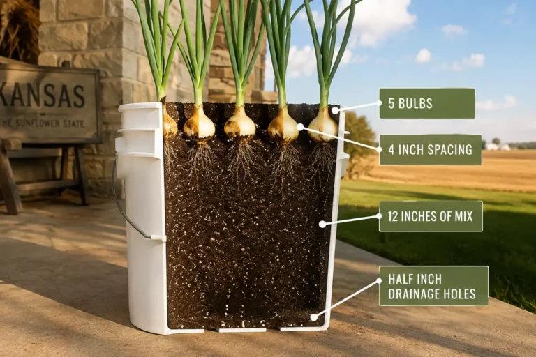 Learning How to Grow Onions in a 5 Gallon Bucket